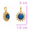 Conjunto Isabella calipso bañado en oro