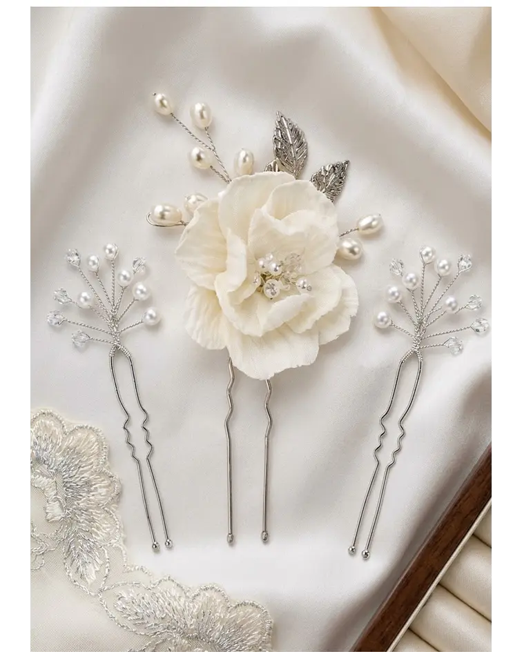HORQUILLAS PEONIA CON HOJAS 3und.