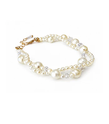 Pulsera de perla blanca cod.00010