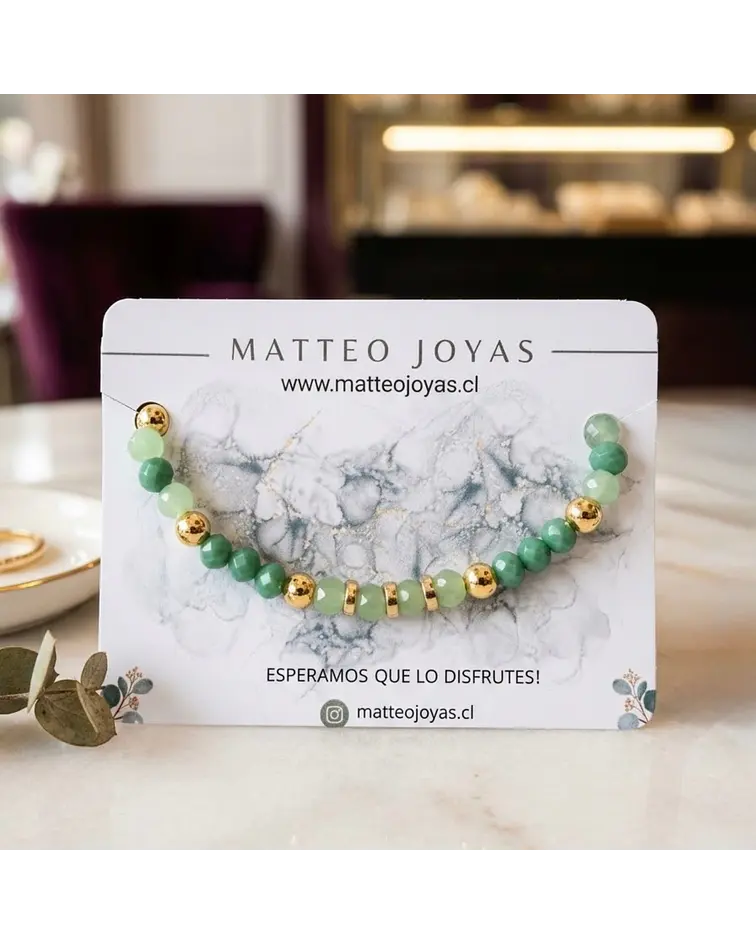 Pulsera Verde cod.00015