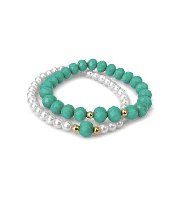 Conjunto Pulsera Verde cod.00016