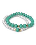 Conjunto Pulsera Verde cod.00016