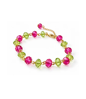 Pulseras Fucsia & Oliva cod.00019