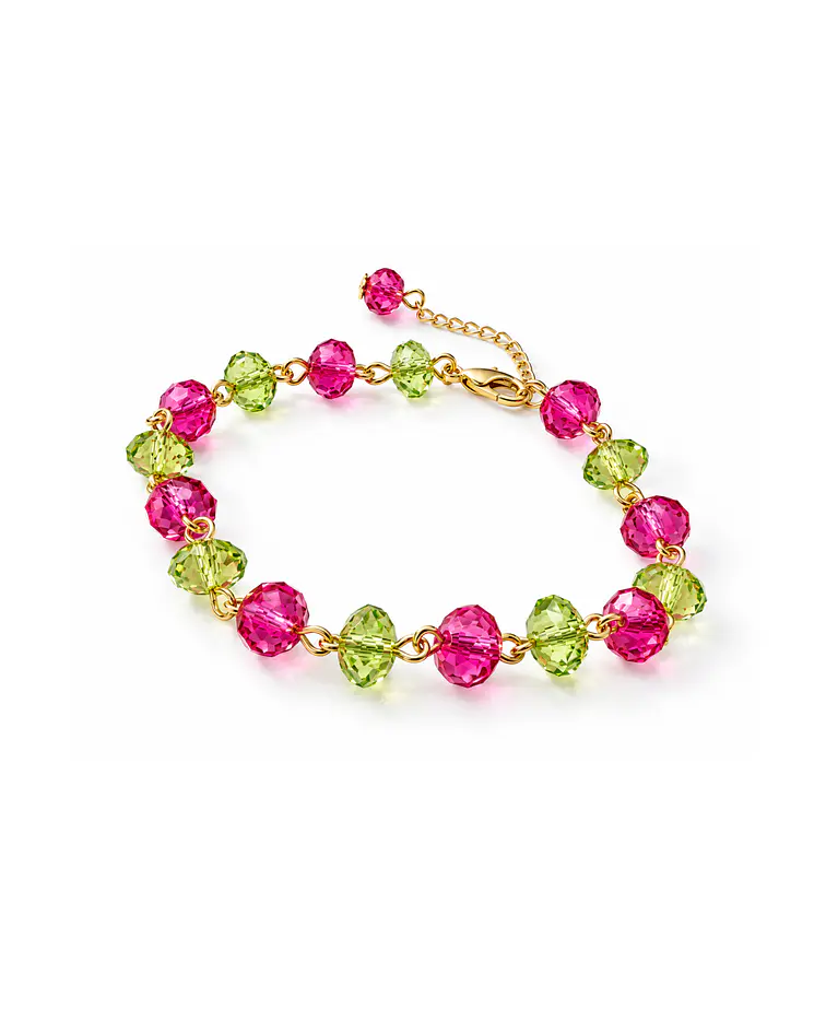 Pulseras Fucsia & Oliva cod.00019