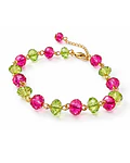 Pulseras Fucsia & Oliva cod.00019