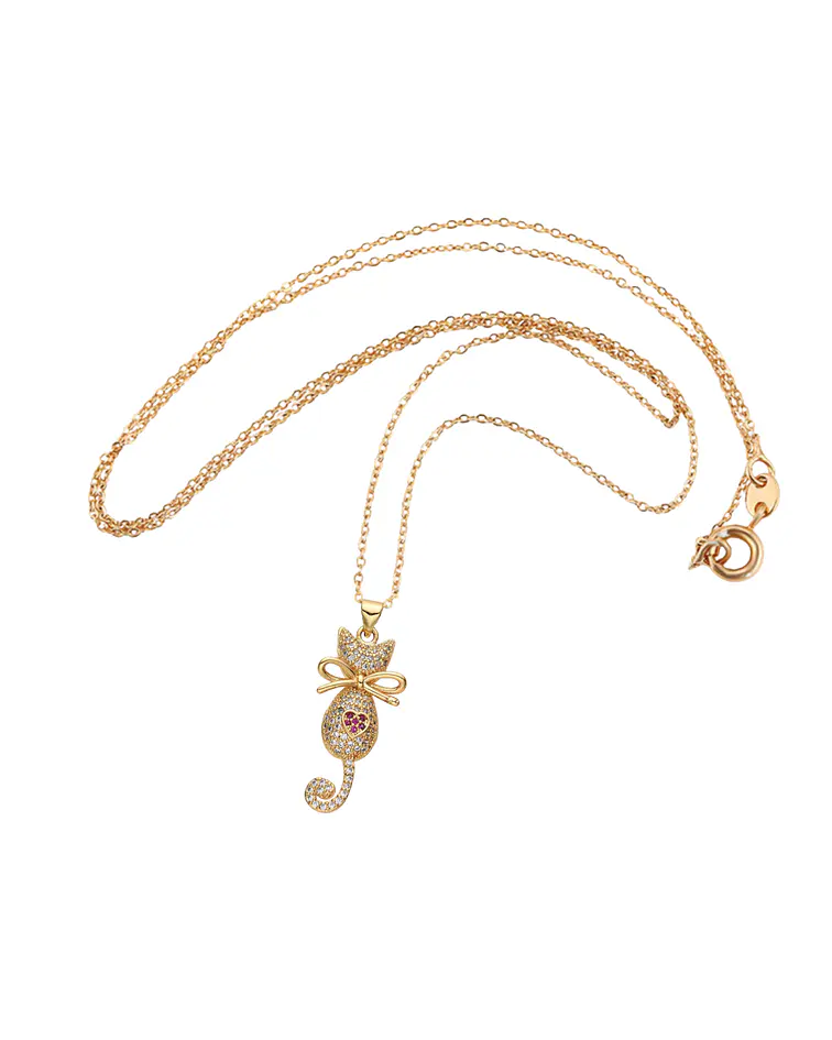 Collar Colgante de Gato