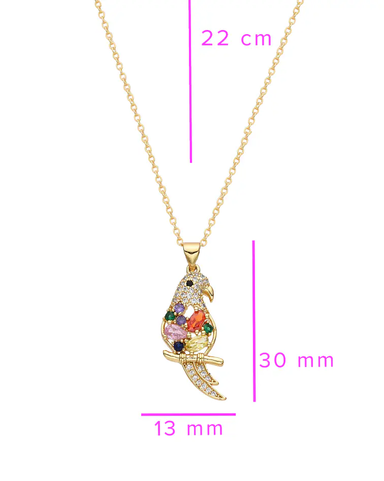 Collar Colgante Loro