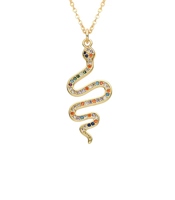 Collar Colgante de Serpiente