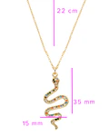 Collar Colgante de Serpiente