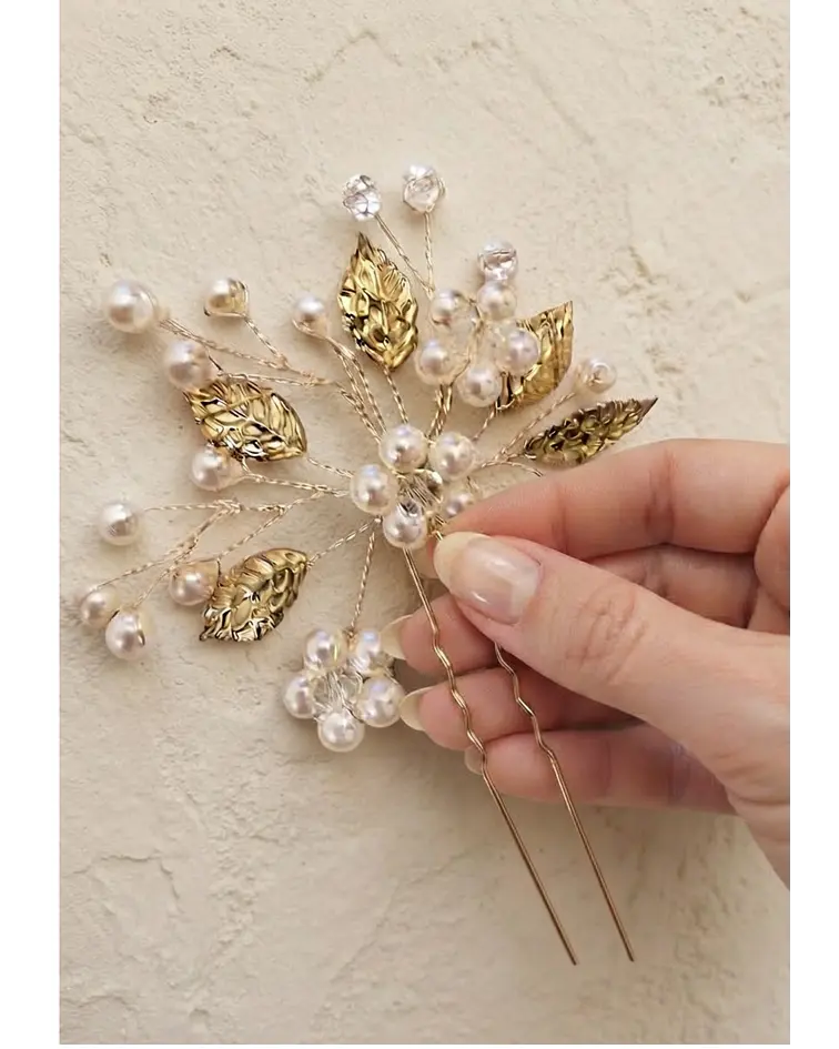 HORQUILLAS MONET DORADO  3und.