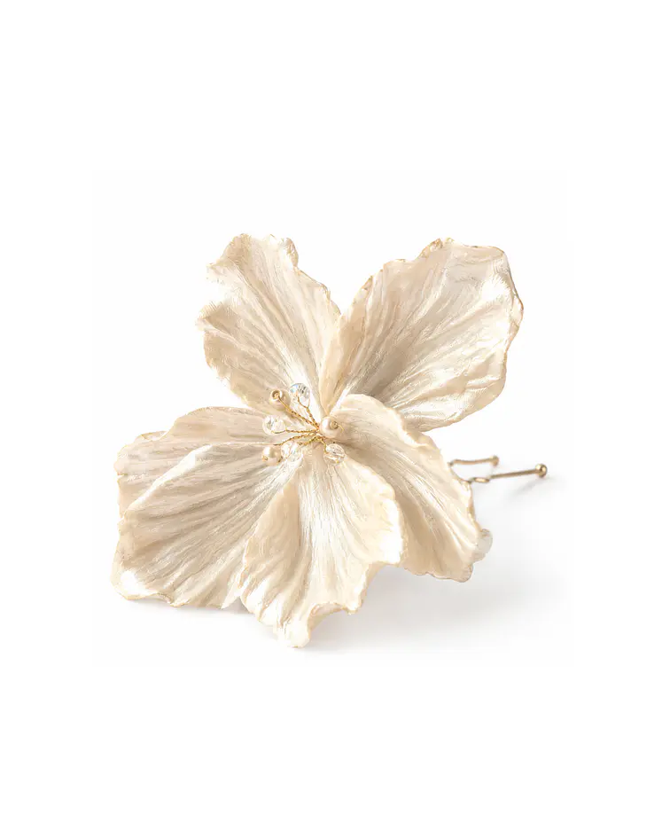 HORQUILLA MAGNOLIA MARFIL PERLADO