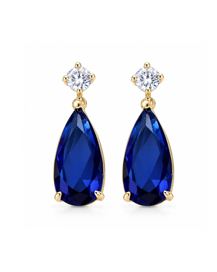AROS KELLY AZUL PIEDRA 