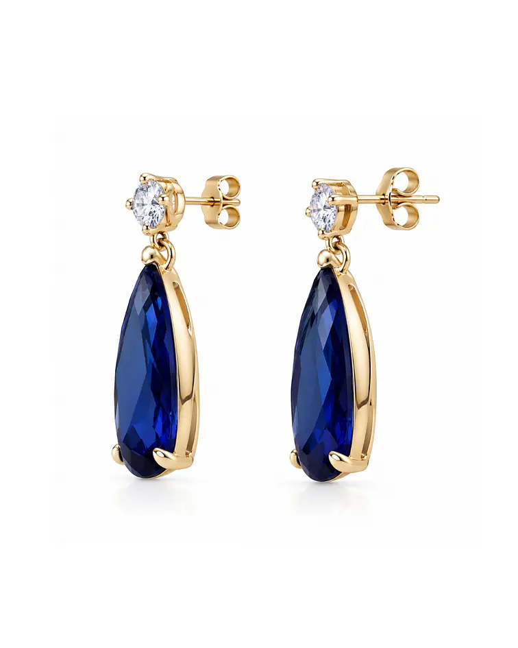 AROS KELLY AZUL PIEDRA 