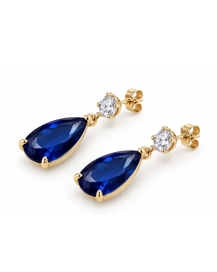 AROS KELLY AZUL PIEDRA 