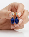 AROS KELLY AZUL PIEDRA 