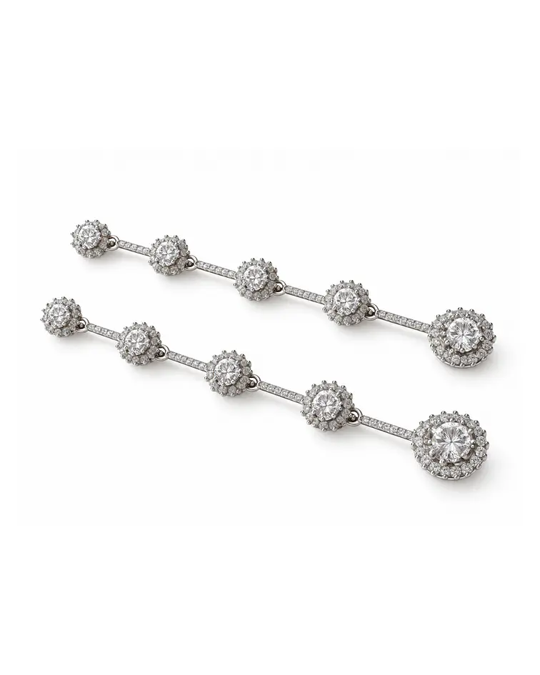 AROS COLGANTES ISABELLA PLATINO