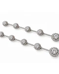 AROS COLGANTES ISABELLA PLATINO
