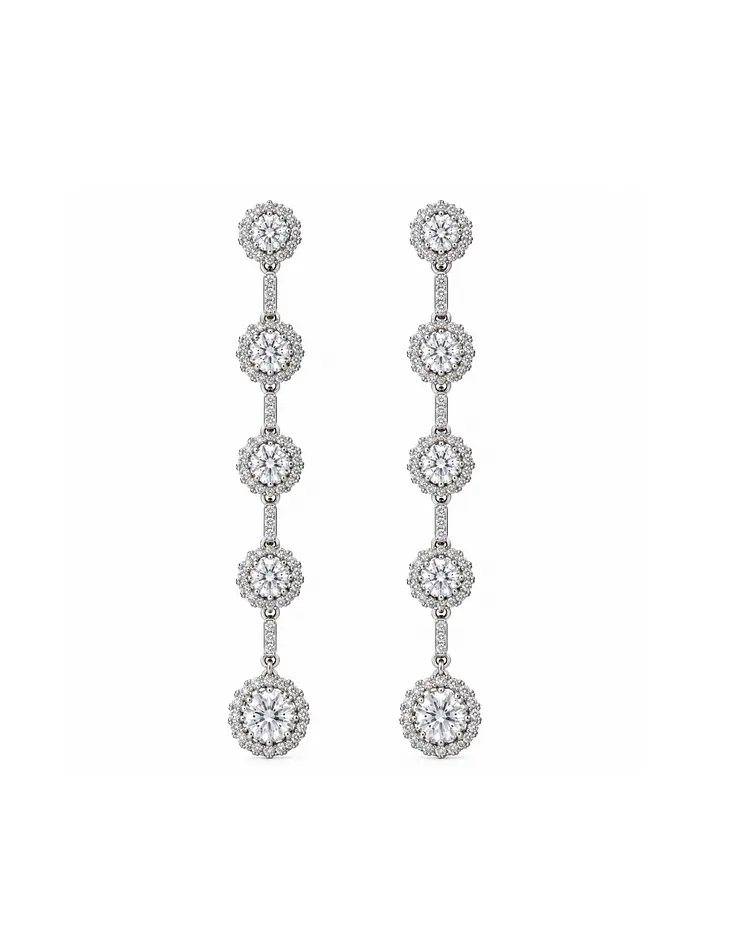 AROS COLGANTES ISABELLA PLATINO