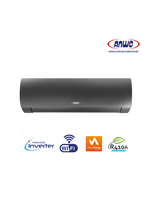 AIRE ACONDICIONADO SPLIT MURO 9.000 BTUH INVERTER R410A NEW COOL DESIGN
