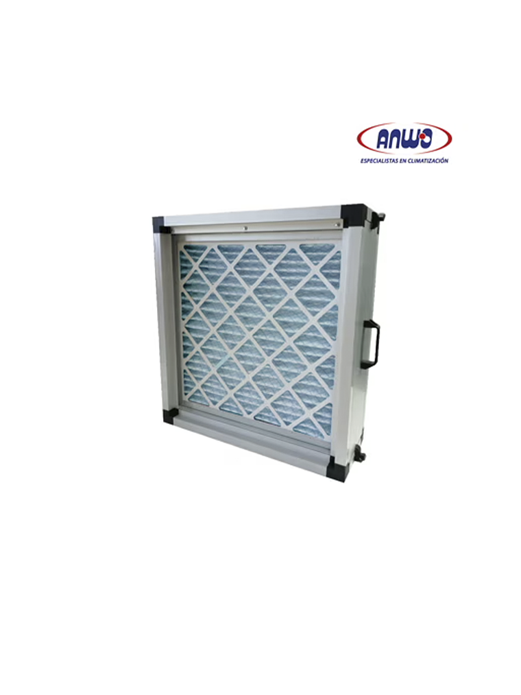 GABINET PORT FILTRO ALUM ARREGL 1X1 - 2 ET 24x24x2-24x24x4 DIM NOM-73.5x73.5x30CM 1