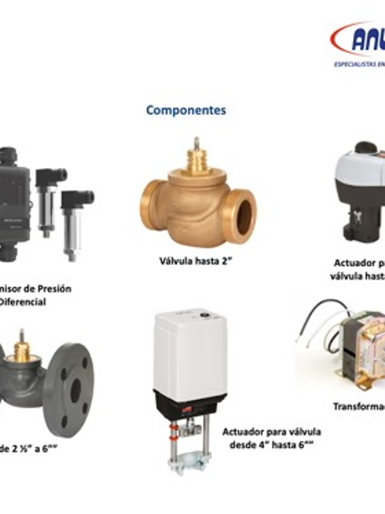 VALVULA ECUALIZADORA DN 80, INCLUYE TRANSMISOR PRESION DIFERENCIAL 1