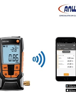VACUOMETRO DIGITAL BLUETOOTH TESTO 552