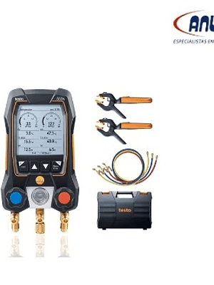 MANIFOLD SMART CON SENSORES INALAMBRICOS DE TEMPERATURA Y MANGUERAS TESTO 550s