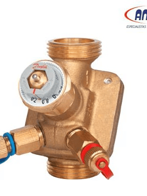 VALVULA DE EQUILIBRIO HIDRAULICO AB-QM CON TOMAS DE PRESION, DN32, 620-3200 L/H, G 1½