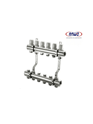 KIT COLECTOR CROMADO 1 HI-HI 7 VIAS EUROKONO 20