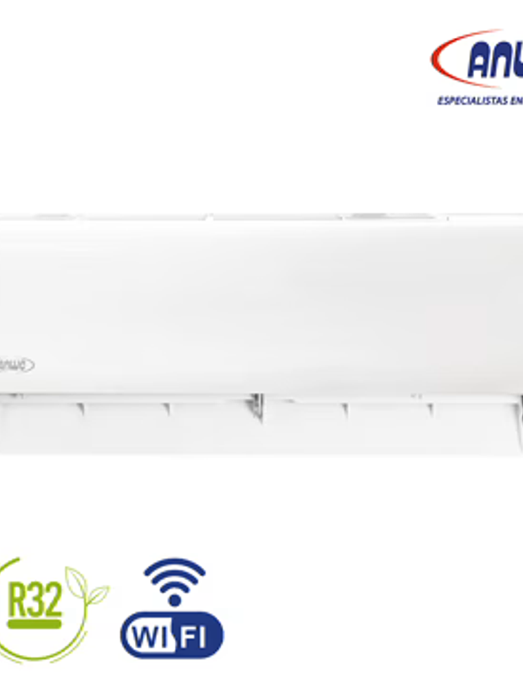 AIRE ACONDICIONADO SPLIT MURO 18.000 BTUH ON-OFF R32 1