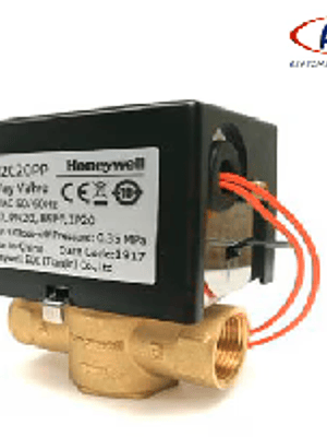 VÁLVULA FANCOIL HONEYWELL, RETORNO POR RESORTE 1 , DOS VÍAS, CONEXIÓN POR SURTIDOR