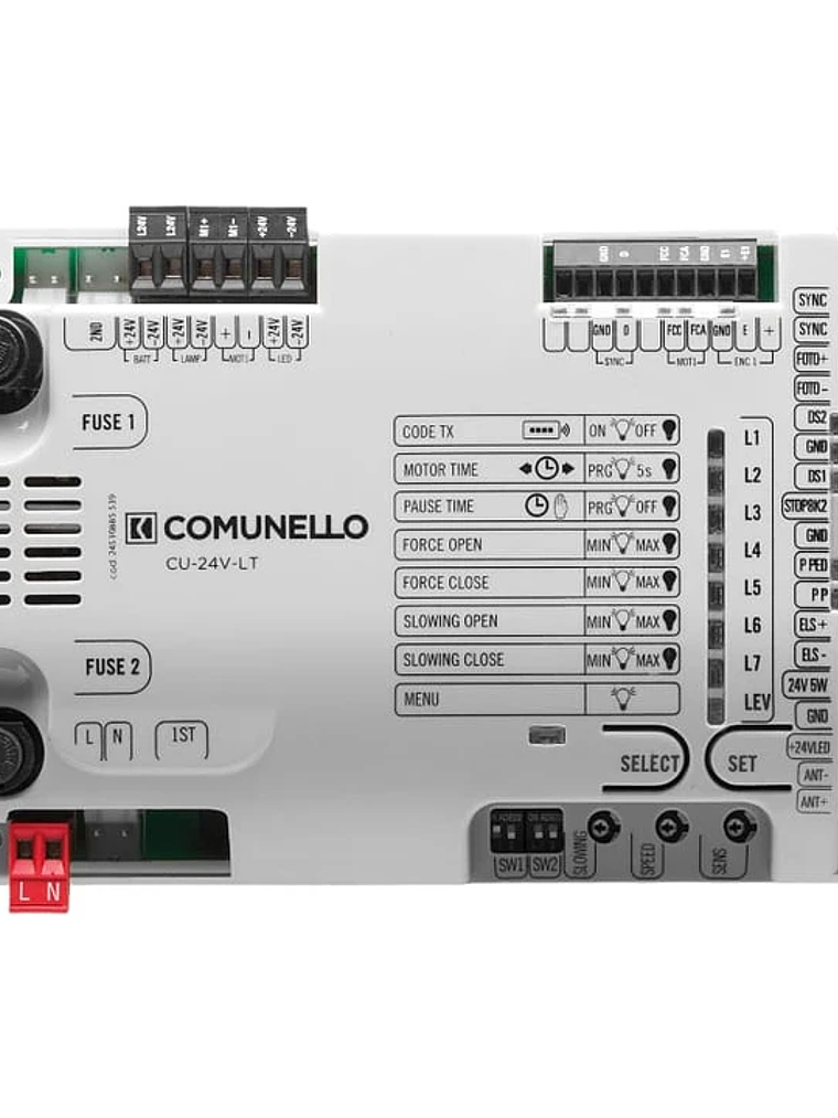 Central Electrónica Comunello CU 24V LT 1