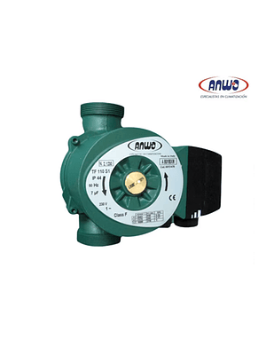 BOMBA ANWO CIRCULADORA ROTOR HUMEDO VA 65/180X UNION 1.1/4 220V KIT