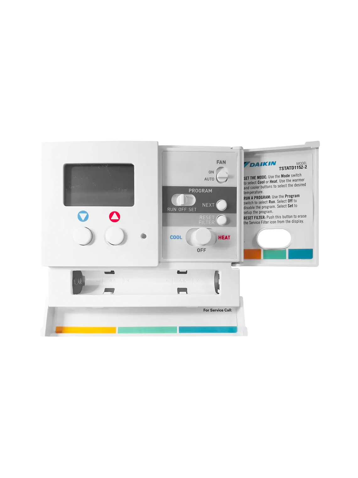 Termostato Digital Programable 1H-1C 24V DAIKIN 3