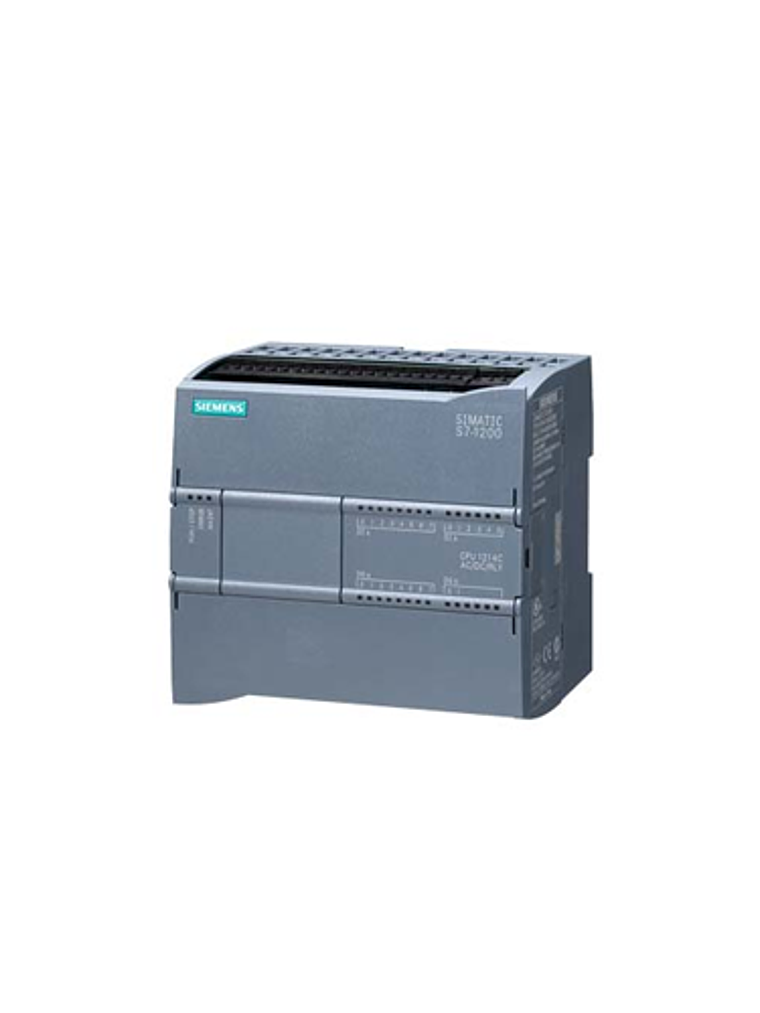 SIMATIC S7-1200, CPU 1214C, CPU compacta AC/DC/relé, E/S INTEGRADAS: 14 DI 24 V DC 1
