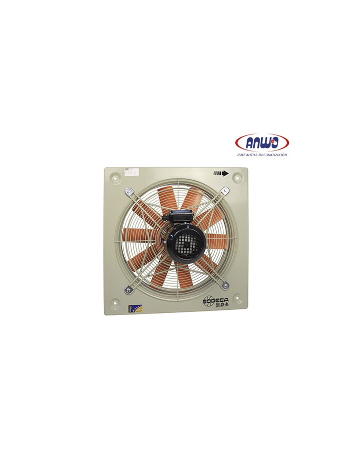 HELICOIDAL MURAL HELICE DE PLASTICO CON MOTOR 380V QMAX 22169M3H 1