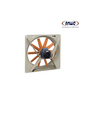 HELICOIDAL MURAL HELICE DE PLASTICO CON MOTOR 380V QMAX 55247M3H