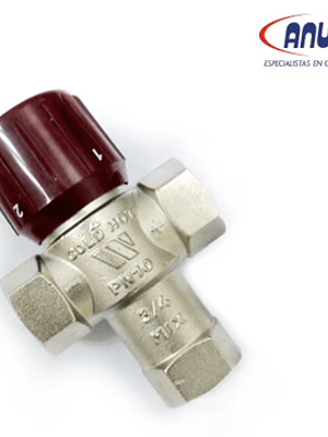 VALVULA MEZCLA ACS TERMOSTATICA 3 VIAS AQUAMIX 3/4 HI 42-60 GRADOS