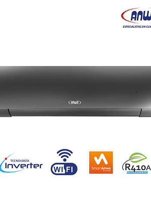 AIRE ACONDICIONADO SPLIT MURO 12.000 BTUH INVERTER R410A NEW COOL DESIGN 