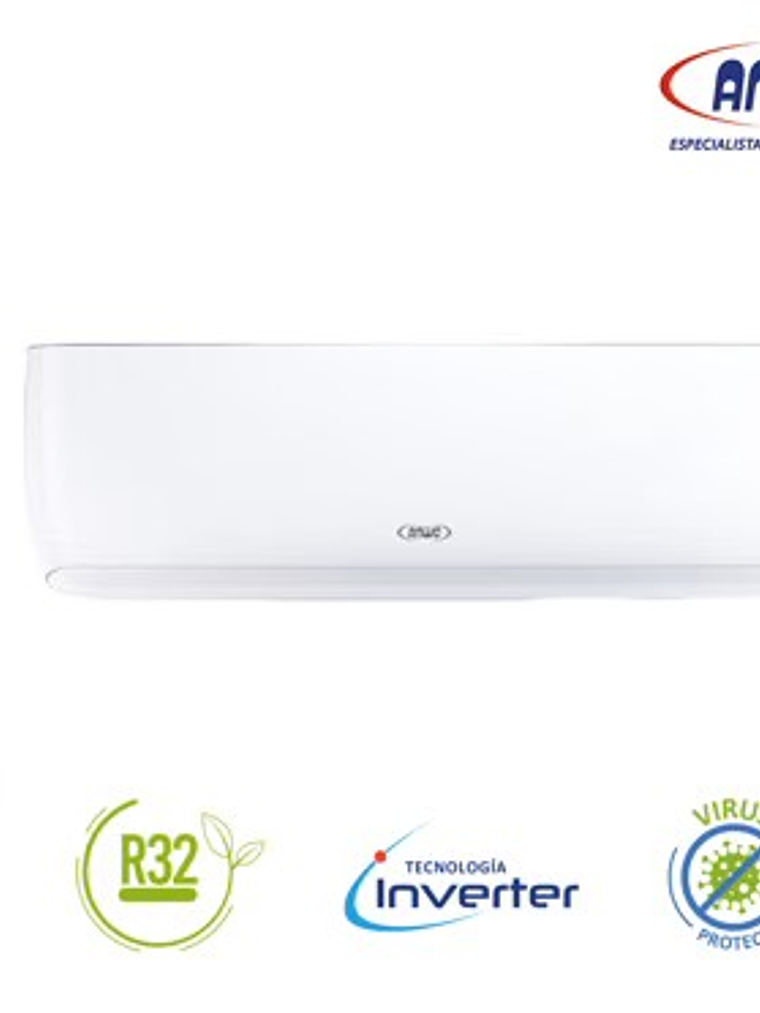 AIRE ACONDICIONADO SPLIT MURO FRESH AIR 12.000 BTUH INVERTER R32 1