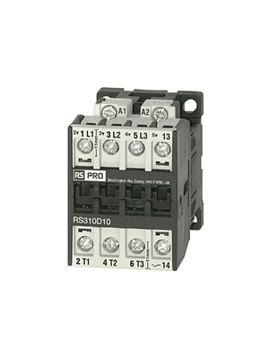 Contactor RS PRO de 3 polos, 18 A, bobina 110 V ca, 7,5 kW