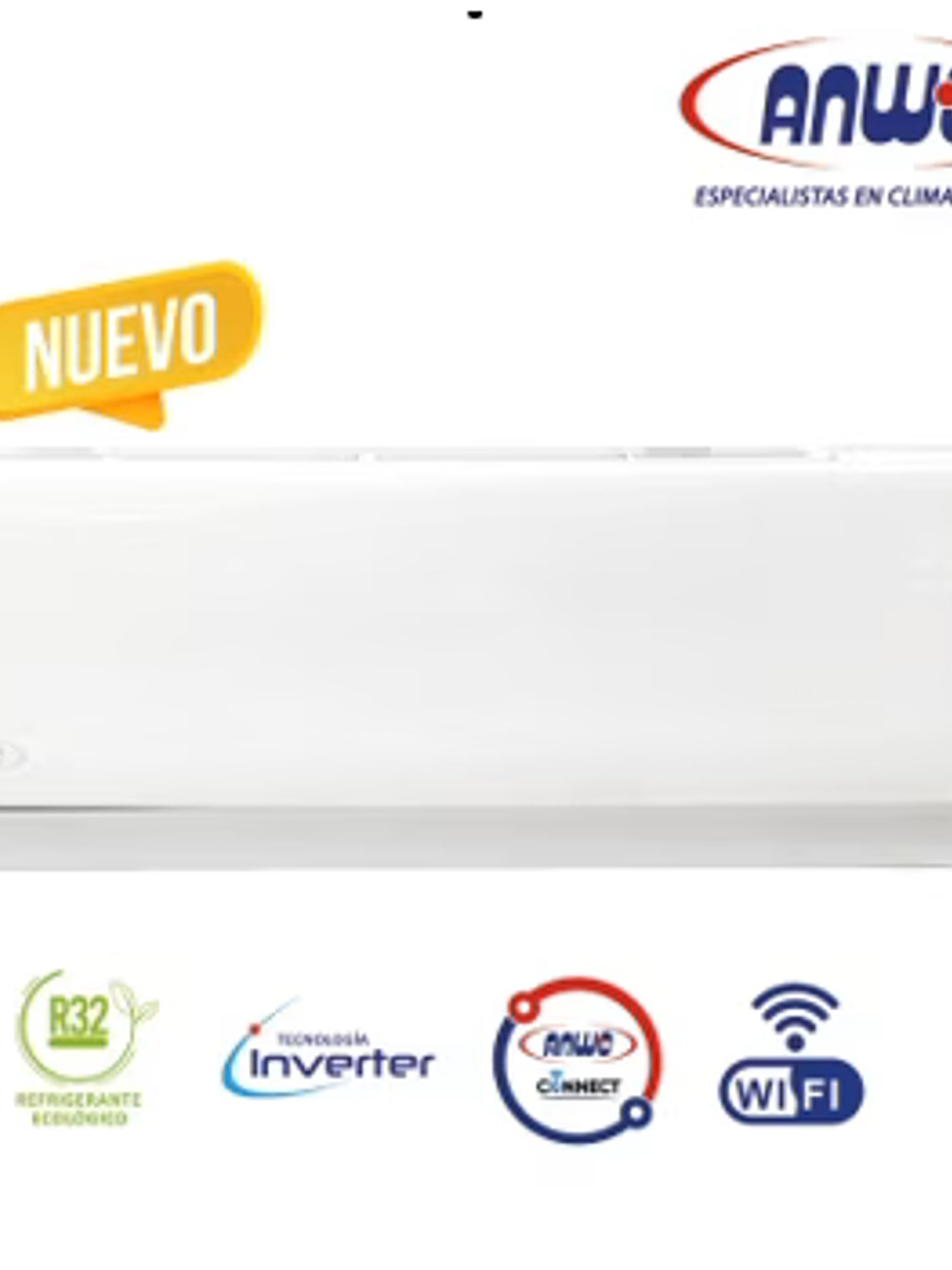 AIRE ACONDICIONADO SPLIT MURO ECOFLOW 18.000 BTUH INVERTER R32 1