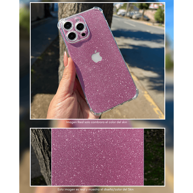 Skin Glitter + Case iPhone 
