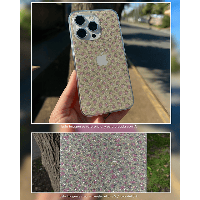 Skin Glitter + Case iPhone 