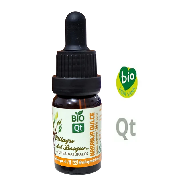 Aceite Naranja Dulce BIO - Qt aceite esencial INCI: Citrus cinensis peel oil expressed