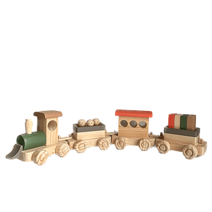 Tren de madera - Tierra