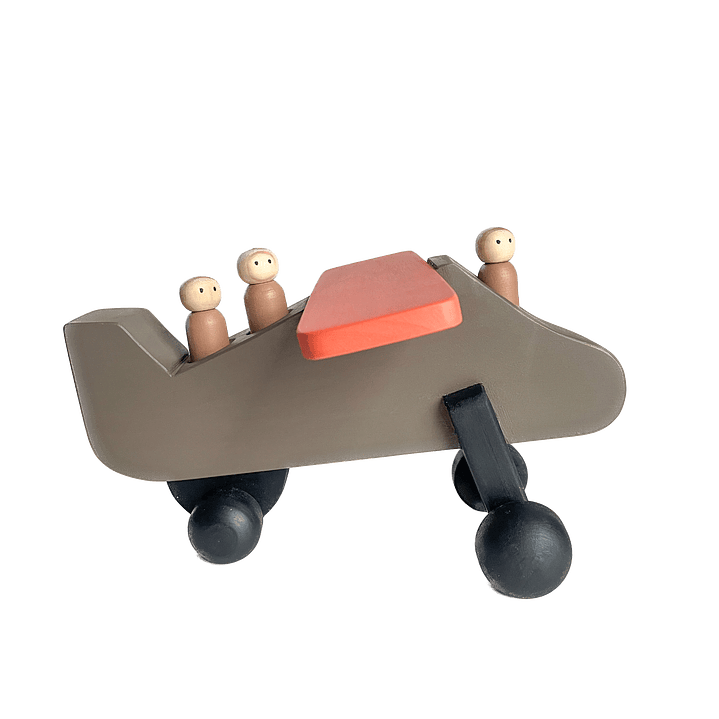 Avión de madera - Café 1
