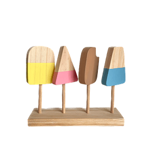 Helados de madera - Crema