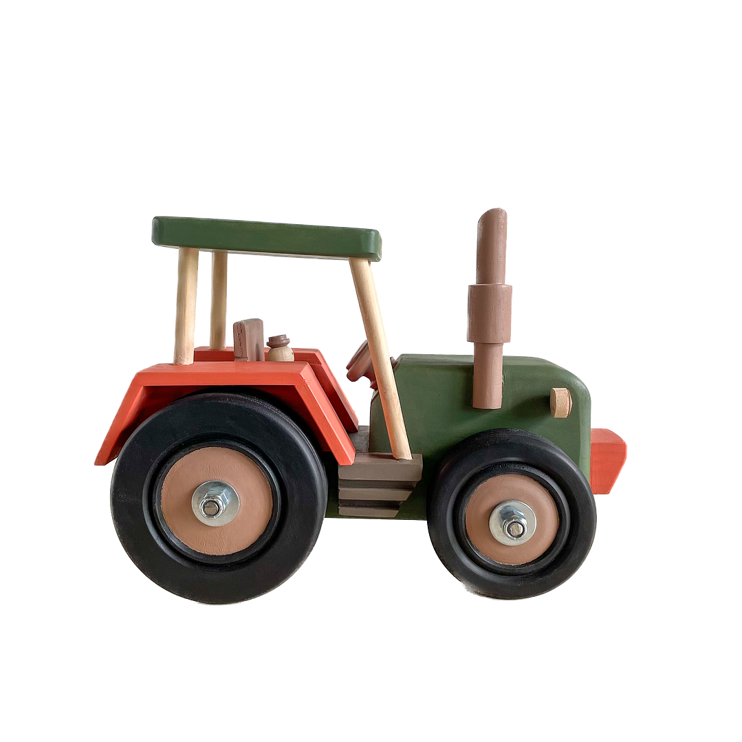 Tractor de madera - Tierra 1