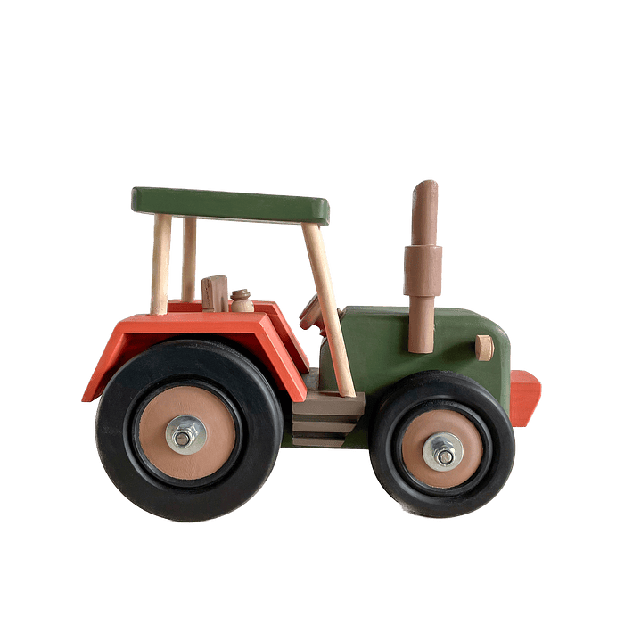 Tractor de madera - Tierra 1